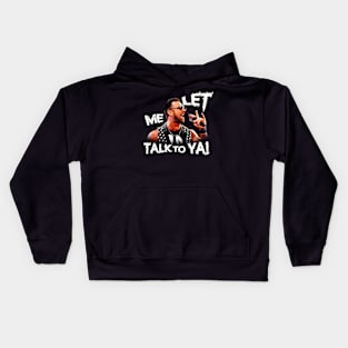 Wwe La Knight -  let me talk to ya Kids Hoodie